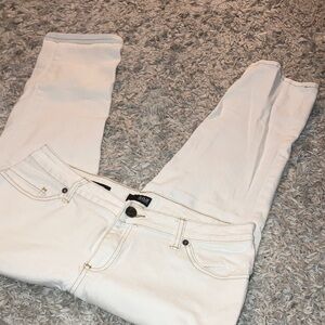 a.n.a White  Denim Cropped Jeans
